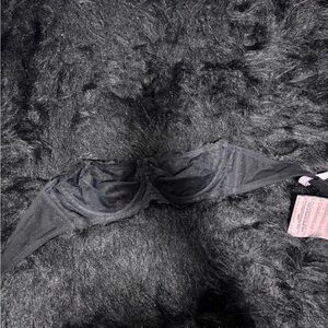 Dobreva Charcoal Lace Bra